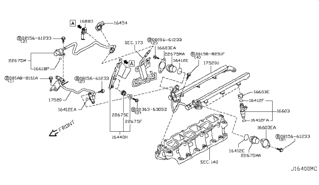 2008 Nissan 350Z  Collar-Grommet Diagram for 49728AM600