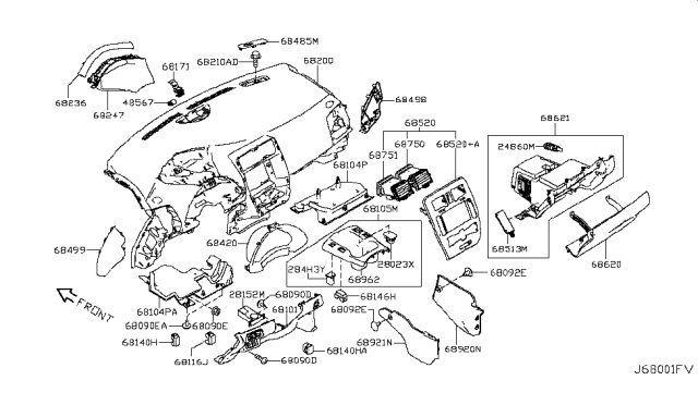2012 Nissan Leaf  Jack-Audio Diagram for 280233NA0B