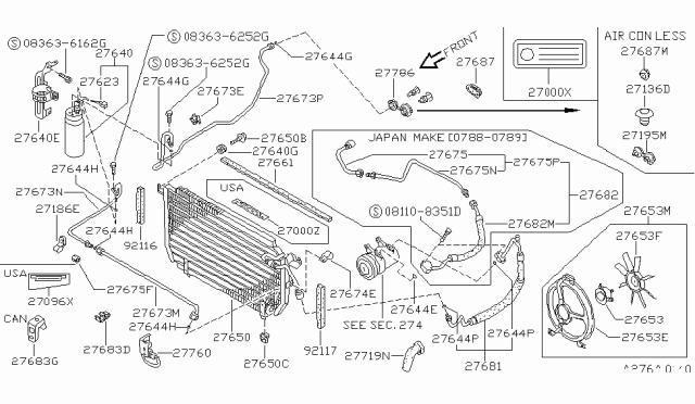 1993 Nissan 240SX  Plug Rubber Diagram for 0165801511