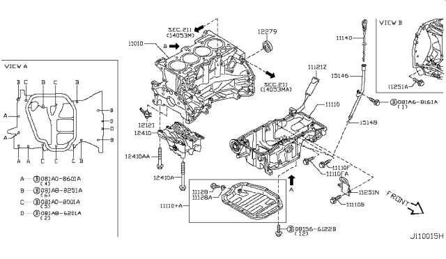 2008 Nissan Rogue  Cover-Rear Plate Diagram for 304176N200
