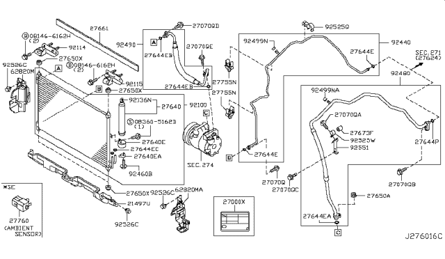 2009 Nissan Rogue Tank Assy-Liquid Diagram for 921314M420