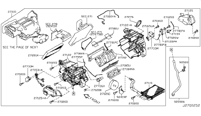 2015 Nissan Juke EDP Foam Diagram for 924191FC0B