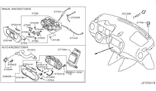 2012 Nissan Juke  Duct-Aspirator Diagram for 277271KM0A