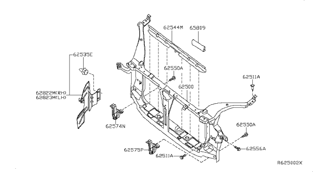 2010 Nissan Sentra  Clip Diagram for 015530164U