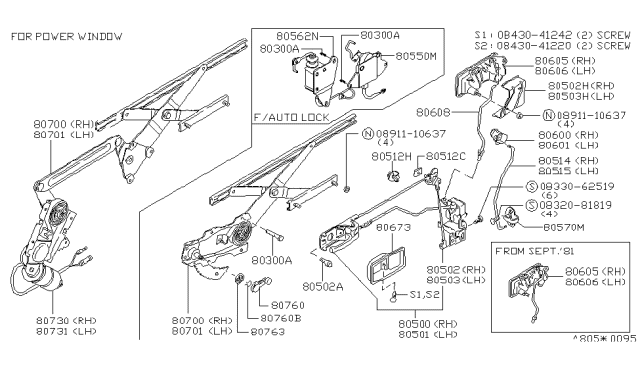 1983 Nissan 280ZX Spring-Retainer Diagram for 542290201P