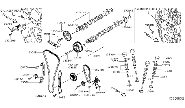 2017 Nissan NV  Jet-Oil Diagram for 130815NA0A