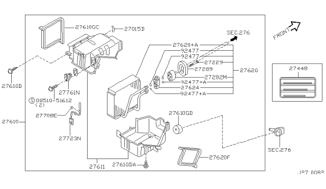 2002 Nissan Pathfinder  Valve-Expansion Diagram for 922002Y005