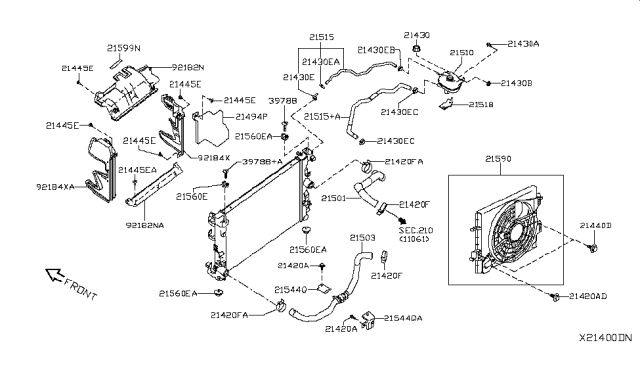 2019 Nissan Kicks Clamp Diagram for 0155800531