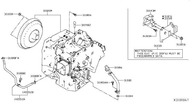 2019 Nissan Kicks  Hose-Breather Diagram for 310983AA0A