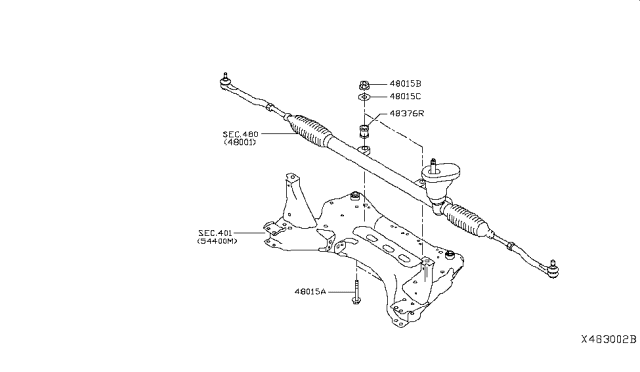2018 Nissan Kicks  Insulator Diagram for 544445RB0A