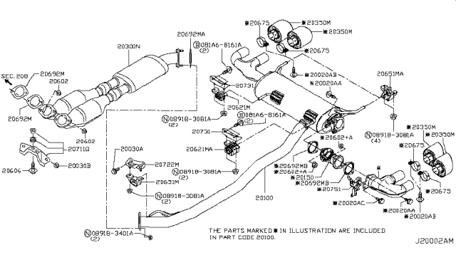 2017 Nissan GT-R  Valve Assembly-Exhaust Diagram for 201506AV0A