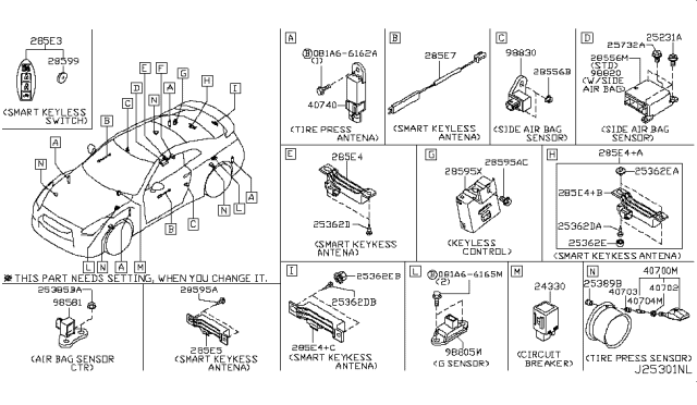 2011 Nissan GT-R  Clip Diagram for 0155389903