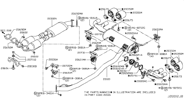 2019 Nissan GT-R  Standard Hardware Diagram for 081468252G