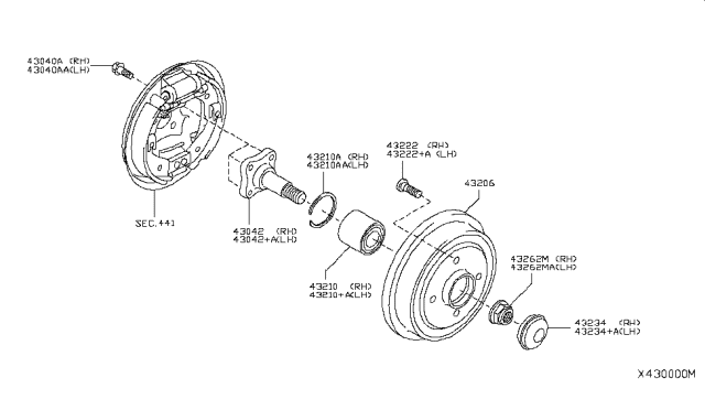 2013 Nissan Versa Bolt Diagram for 40056AX56D
