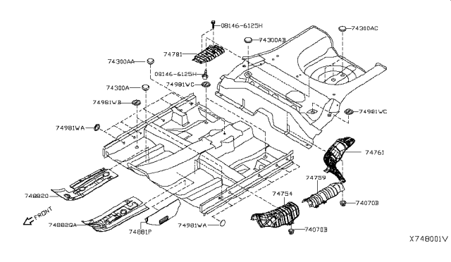 2016 Nissan Versa Plug Diagram for 0165800683
