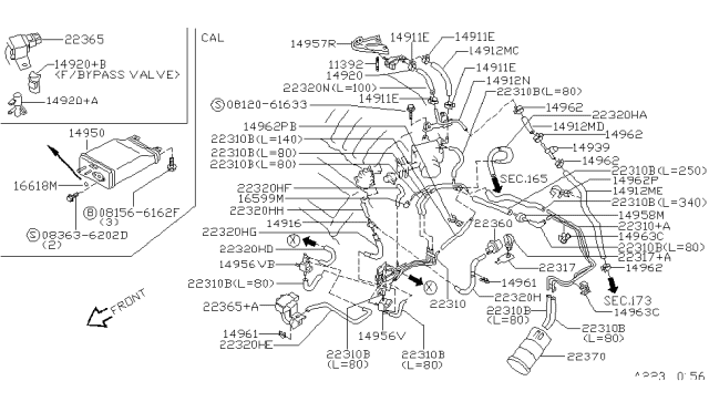 1998 Nissan Maxima  INSULATOR Tube Diagram for 4627101B10