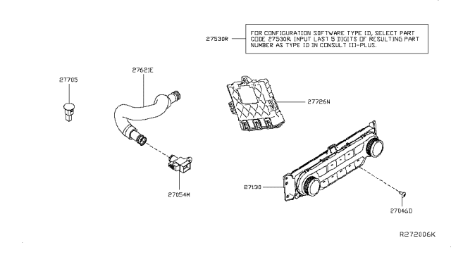 2019 Nissan Altima Duct-Aspirator Diagram for 277273NF0A
