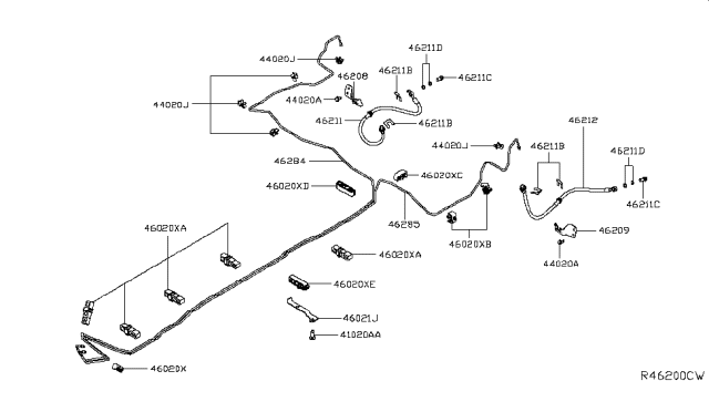 2019 Nissan Altima  Clip Diagram for 175716CA1A
