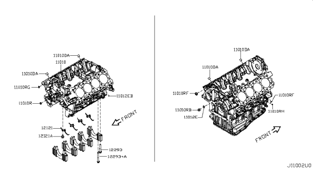 2019 Nissan Titan  Seal-O Ring Diagram for 15056EZ40B