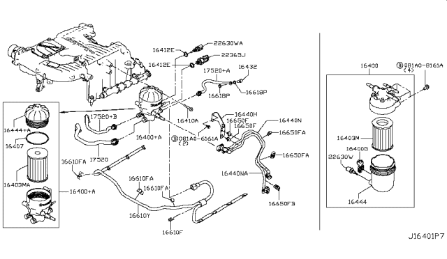 2019 Nissan Titan  Eyebolt Diagram for 46356EZ40A