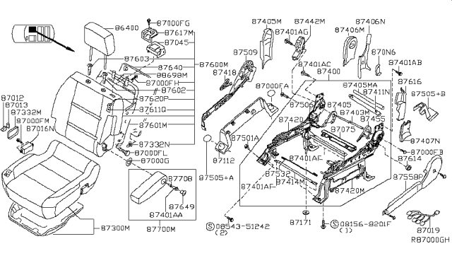 2009 Nissan Titan  ESCUTCHEON Diagram for 82904ZQ01A