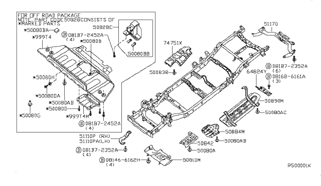 2006 Nissan Titan  INSULATOR-Heat Diagram for 747517S000