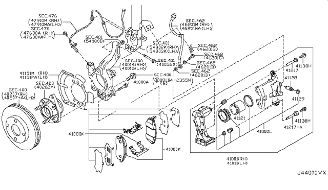 2012 Nissan Cube  Pin Diagram for 441395Y50A