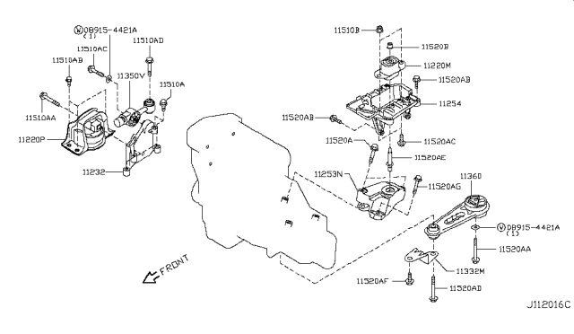 2013 Nissan Cube  Rod Assy-Torque Diagram for 11350ED80D