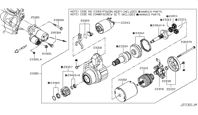 2019 Nissan Rogue  Shaft PINION Diagram for 233573TA0A