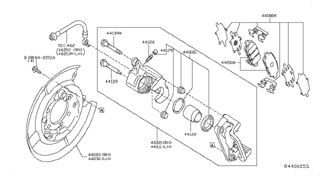 2016 Nissan Leaf  Bolt-Hex Diagram for 081842251A