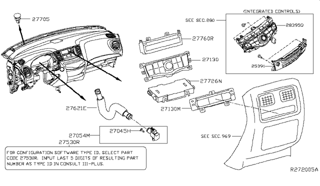 2015 Nissan Pathfinder  Duct-Aspirator Diagram for 277273KA0A