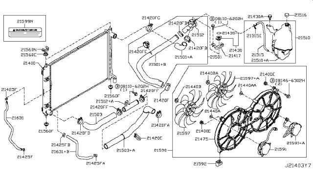 2017 Nissan Quest Clamp Diagram for 0155800451