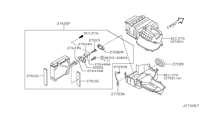 2000 Nissan Maxima  Valve Assy-Expansion Diagram for 922002Y000