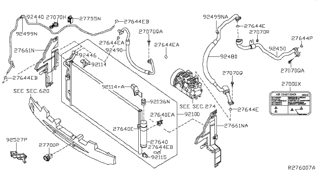 2016 Nissan Maxima  Tank Assembly - Liquid Diagram for 92131ZW40B