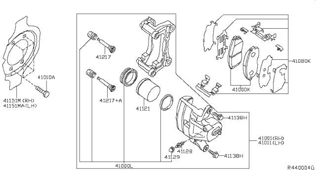 2018 Nissan Maxima Bolt W/WASHER Diagram for 410053TA0A