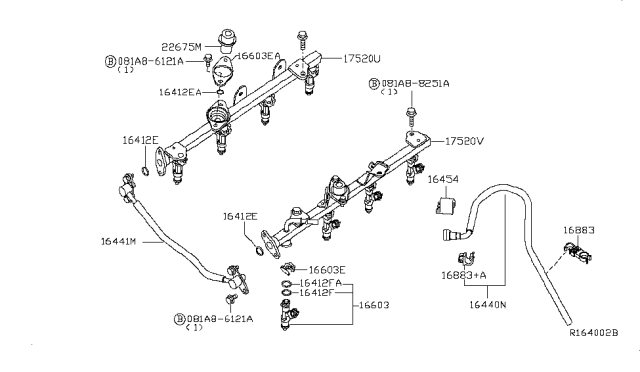 2009 Nissan Armada Clip Diagram for 242207S020