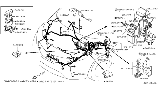 2015 Nissan Versa Note  Cover-USM Diagram for 284B99KA0A