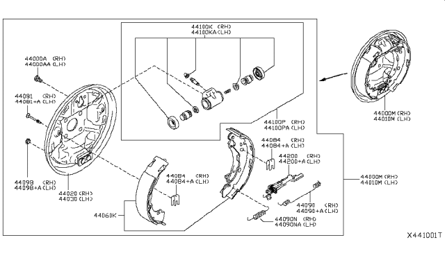 2015 Nissan Versa Note  Bolt Diagram for 440051HJ2A