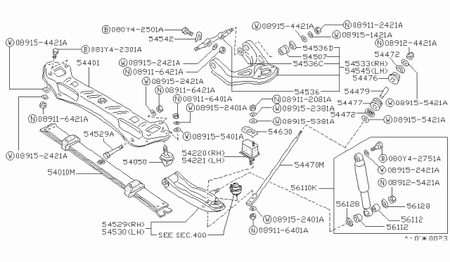 1987 Nissan Van  Washer-Special Diagram for 5622527400