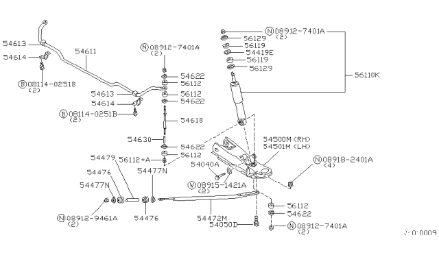 2000 Nissan Frontier  Washer-Special Diagram for 546227Z000