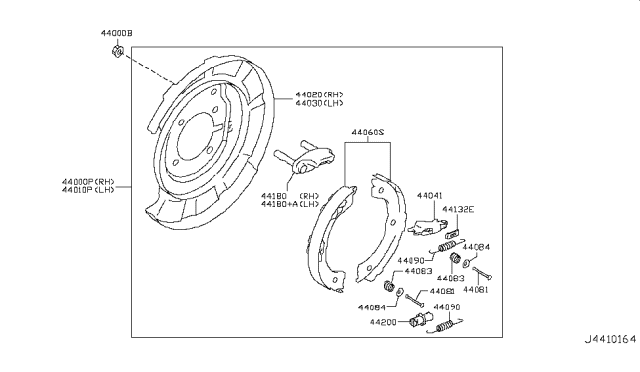 2017 Nissan Armada Retainer-Spring Diagram for 440848H30A