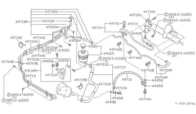 1987 Nissan Maxima  Screw Diagram for 0146600201