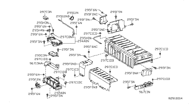 2008 Nissan Altima  Shield-Connecter Diagram for 297C3JA80A