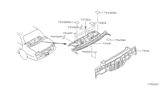 Diagram for 2006 Nissan Maxima Rear Body