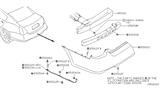Diagram for 2004 Nissan Maxima Rear Bumper