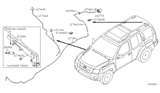 Diagram for 2006 Nissan Xterra Windshield - Wiper & Washer Components