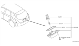 Diagram for 2003 Nissan Murano License Lamps