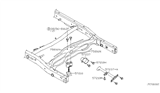 Diagram for 2007 Nissan Frontier Spare Tire Carrier, Floor