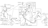 Diagram for 2001 Nissan Xterra P/S Pump & Hoses, Steering Gear & Linkage
