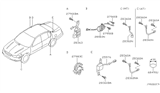 Diagram for 2002 Nissan Maxima Antenna & Radio